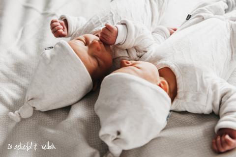 d04 Fotolabel diy kaartje tweeling baby newborn