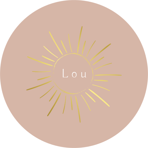 Originele vorm geboortekaartje meisje met goudfolie zon